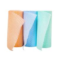 Cleaning kitchen perforated nonwoven disposable cloth